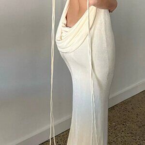 Open back Long Dress